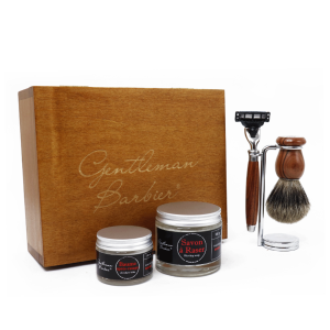 Coffret de Rasage Mach3® en Palissandre Santos