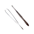 SAM - Pince à épiler chromée longue