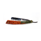 Shavette - Bouleau Madré stabilisé et teinté - Pièce unique