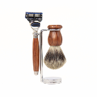 Coffret de Rasage Mach3® en Palissandre Santos
