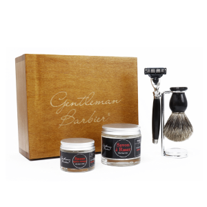 Coffret de Rasage Mach3® en Corne Noire 