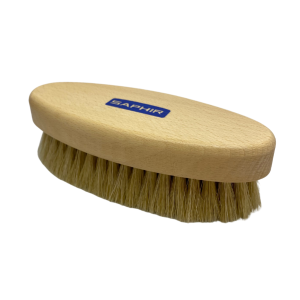 SAPHIR - Brosse ovale crin de cheval blanc