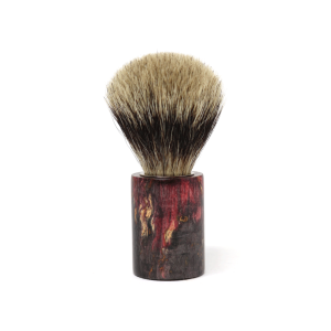 Blaireau Pure Badger Bouleau madré teinté Bi colors - Pièce unique